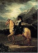 Equestrian portrait of Maria Teresa de Vallabriga Francisco de Goya